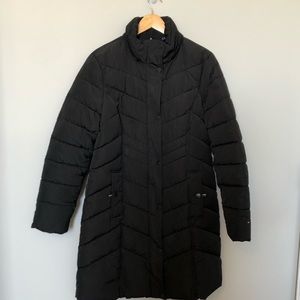 TOMMY HILFIGER KNEE LENGTH PUFFER COAT